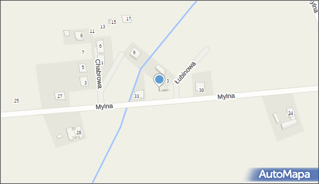Szewce, Łubinowa, 1, mapa Szewce