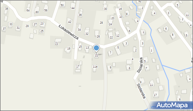 Targowiska, Łukasiewicza Ignacego, 11, mapa Targowiska