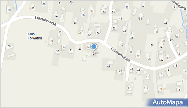 Targowiska, Łukasiewicza Ignacego, 25, mapa Targowiska