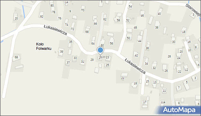 Targowiska, Łukasiewicza Ignacego, 27, mapa Targowiska