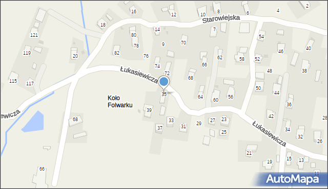 Targowiska, Łukasiewicza Ignacego, 35, mapa Targowiska