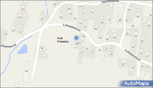 Targowiska, Łukasiewicza Ignacego, 39, mapa Targowiska