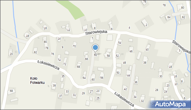 Targowiska, Łukasiewicza Ignacego, 62, mapa Targowiska