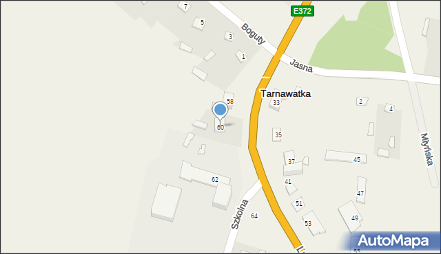 Tarnawatka, Lubelska, 60, mapa Tarnawatka