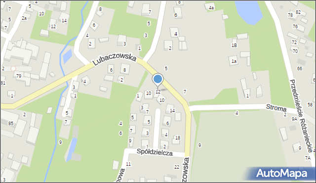 Tarnogród, Lubaczowska, 12, mapa Tarnogród