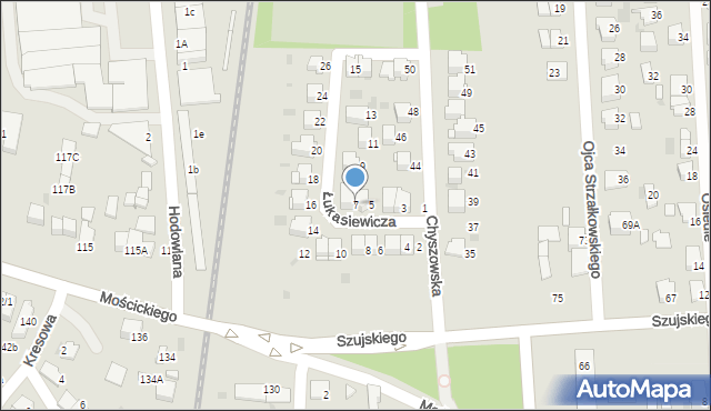 Tarnów, Łukasiewicza Ignacego, 7, mapa Tarnów