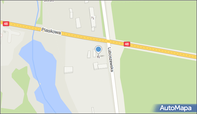 Tomaszów Mazowiecki, Luboszewska, 61, mapa Tomaszów Mazowiecki