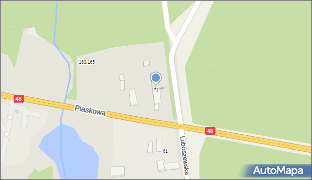 Tomaszów Mazowiecki, Luboszewska, 71, mapa Tomaszów Mazowiecki