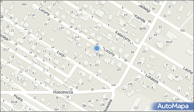 Tomaszów Mazowiecki, Lucyny, 7, mapa Tomaszów Mazowiecki