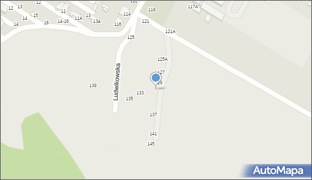 Tomaszów Mazowiecki, Ludwikowska, 131, mapa Tomaszów Mazowiecki