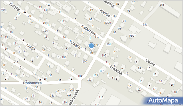 Tomaszów Mazowiecki, Ludwikowska, 98, mapa Tomaszów Mazowiecki