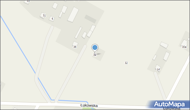 Tuliłów, Łukowska, 34, mapa Tuliłów