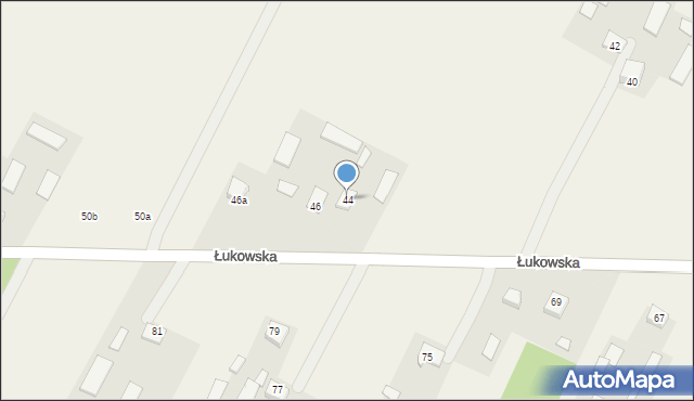 Tuliłów, Łukowska, 44, mapa Tuliłów