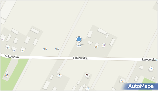 Tuliłów, Łukowska, 46a, mapa Tuliłów
