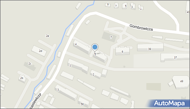 Ustrzyki Dolne, Łukasiewicza Ignacego, 5, mapa Ustrzyki Dolne