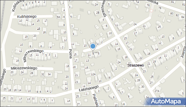 Wągrowiec, Ludwika Węgierskiego, 9, mapa Wągrowiec