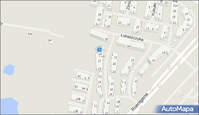 Warszawa, Łukaszczyka Franciszka, 29, mapa Warszawy