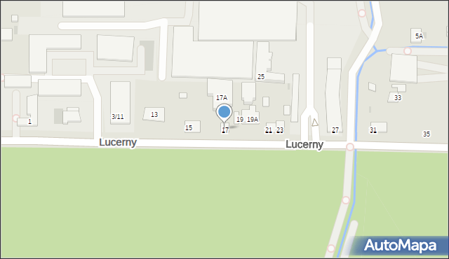 Warszawa, Lucerny, 17, mapa Warszawy