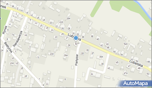 Wąwolnica, Lubelska, 31, mapa Wąwolnica