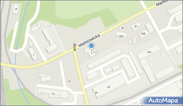 Wodzisław Śląski, Łużycka, 1, mapa Wodzisławia Śląskiego