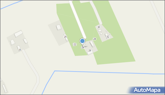 Wola Krakowiańska, Luksusowa, 24, mapa Wola Krakowiańska