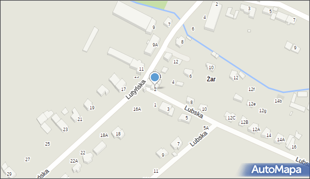 Wrocław, Lubska, 2, mapa Wrocławia