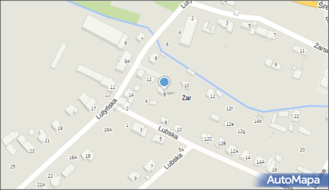 Wrocław, Lubska, 6, mapa Wrocławia