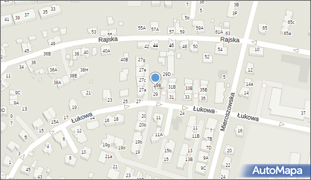 Wrocław, Łukowa, 29A, mapa Wrocławia