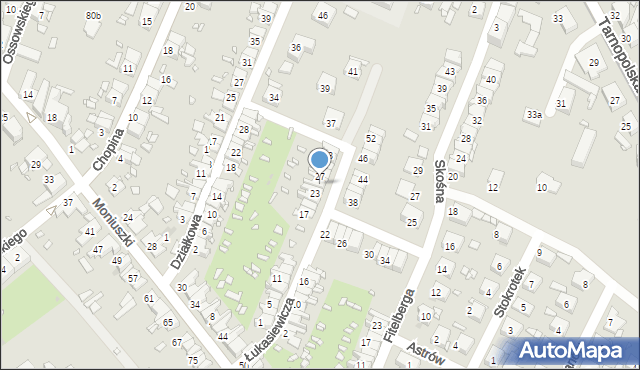 Zabrze, Łukasiewicza Ignacego, 25, mapa Zabrza