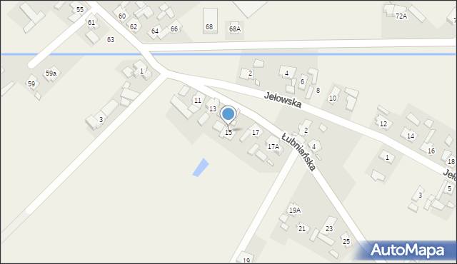 Zagwiździe, Łubniańska, 15, mapa Zagwiździe