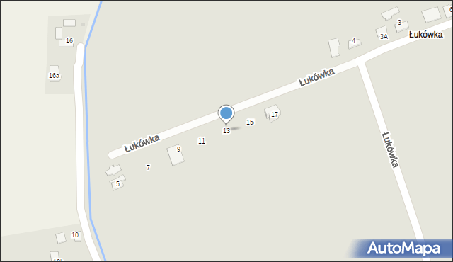 Zakliczyn, Łukówka, 13, mapa Zakliczyn