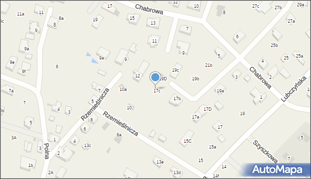 Załom, Lubczyńska, 17c, mapa Załom