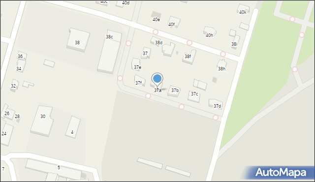 Załom, Lubczyńska, 37a, mapa Załom