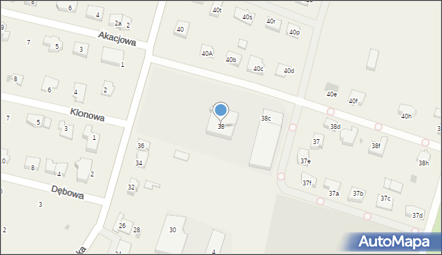 Załom, Lubczyńska, 38, mapa Załom