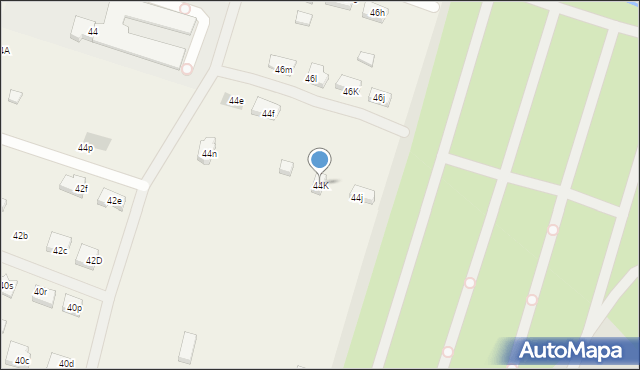 Załom, Lubczyńska, 44K, mapa Załom