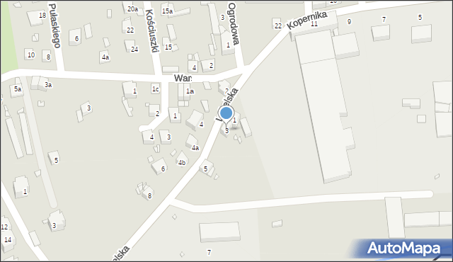 Zawidów, Lubelska, 3, mapa Zawidów