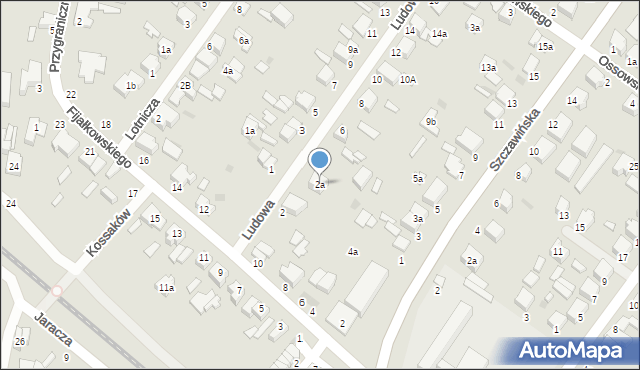Zgierz, Ludowa, 2a, mapa Zgierz