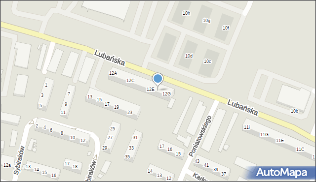 Zgorzelec, Lubańska, 12F, mapa Zgorzelec