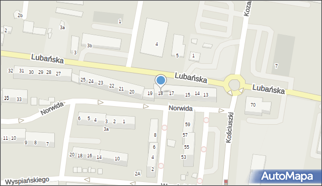 Zgorzelec, Lubańska, 18, mapa Zgorzelec