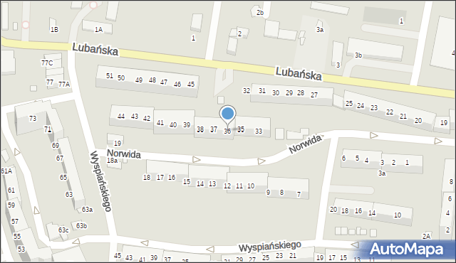 Zgorzelec, Lubańska, 36, mapa Zgorzelec