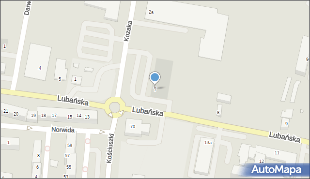 Zgorzelec, Lubańska, 7, mapa Zgorzelec