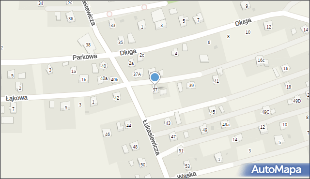 Zręcin, Łukasiewicza, 37, mapa Zręcin