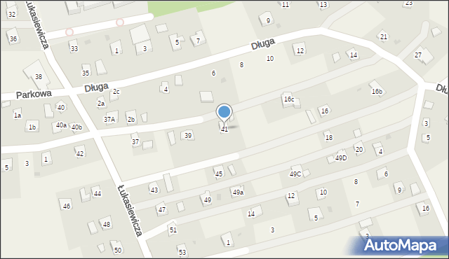 Zręcin, Łukasiewicza, 41, mapa Zręcin
