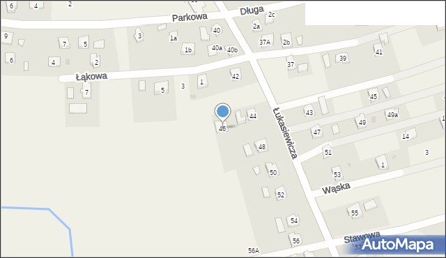 Zręcin, Łukasiewicza, 46, mapa Zręcin