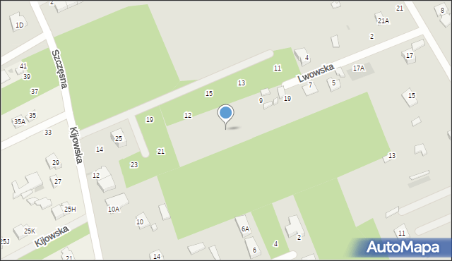 Grodzisk Mazowiecki, Lwowska, 17, mapa Grodzisk Mazowiecki