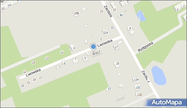 Grodzisk Mazowiecki, Lwowska, 3a, mapa Grodzisk Mazowiecki