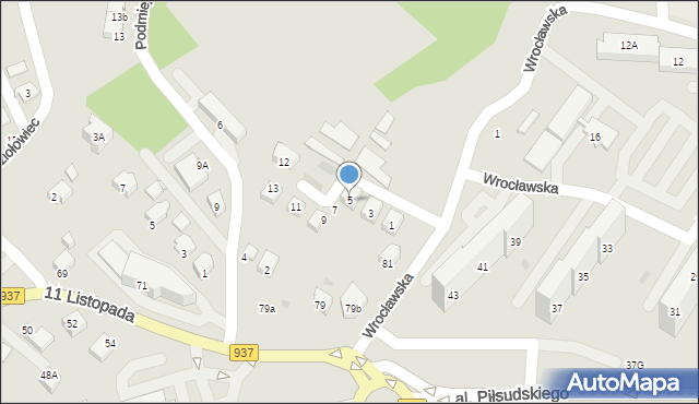 Jastrzębie-Zdrój, Lwowska, 5, mapa Jastrzębie-Zdrój