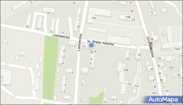 Jelenia Góra, Lwówecka, 10, mapa Jelenia Góra
