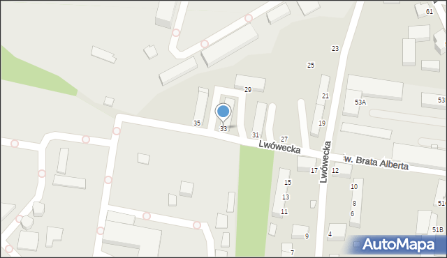 Jelenia Góra, Lwówecka, 33, mapa Jelenia Góra