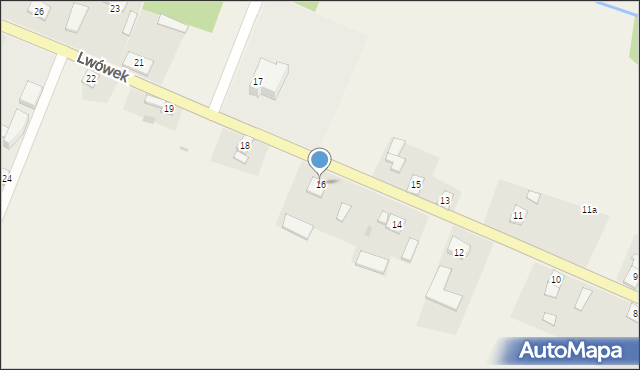 Lwówek, Lwówek, 16, mapa Lwówek